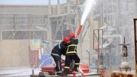 برگزاری رزمایش عملیات اطفاء TK 4012 هگزان در پتروشیمی امیرکبیر